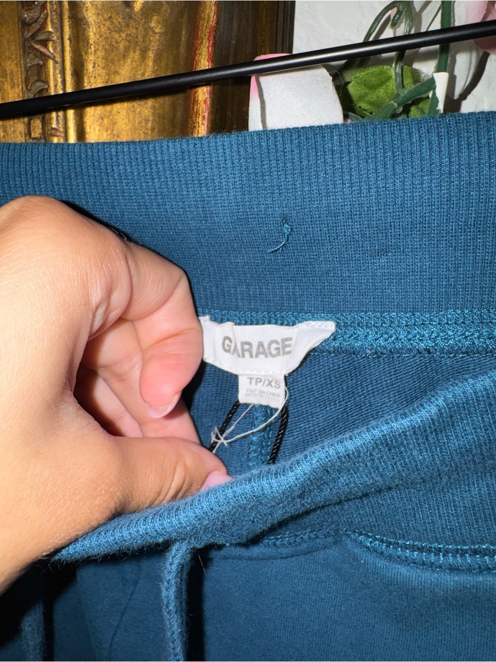 Garage Teal Polo Top with Snatch Booty StretchTerry™ Pants - Picture 3 of 7